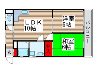 ホワイトハイツの物件間取画像